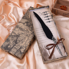 Feather Calligraphy Ink Pen