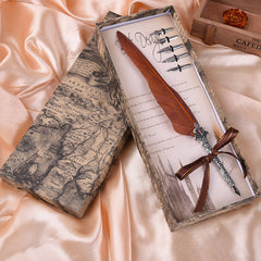 Feather Calligraphy Ink Pen
