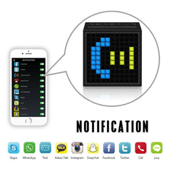 LED Pixel Bluetooth Speaker | Timebox
