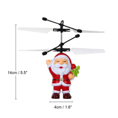 LED Flying Santa Claus