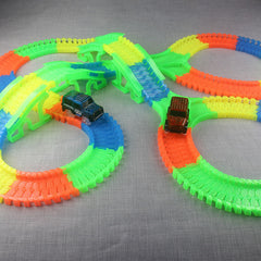 Glowing Car Track Set