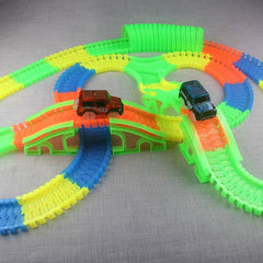 Glowing Car Track Set