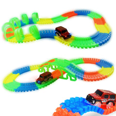 Glowing Car Track Set