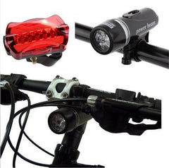 Bicycle Head And Tail Light Set