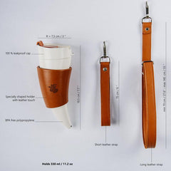 Goat's Horn Thermos Coffee Mug