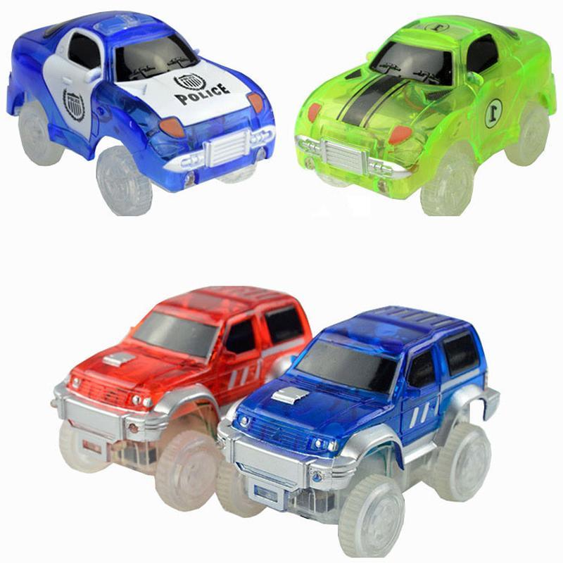 LED Light Up Cars (for Glow in the Dark Magic Tracks)