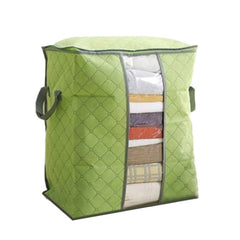 Wardrobe Bamboo Clothes Bag Pouch Storage Box