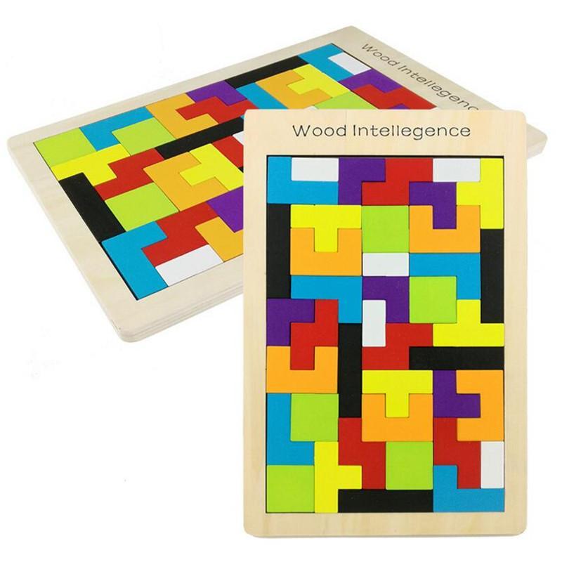 Intelligent Tetris Wood Puzzle Toy