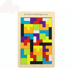 Intelligent Tetris Wood Puzzle Toy