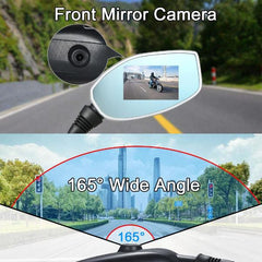 MotoTech™ Motorcycle Rearview Mirror Dash Cam