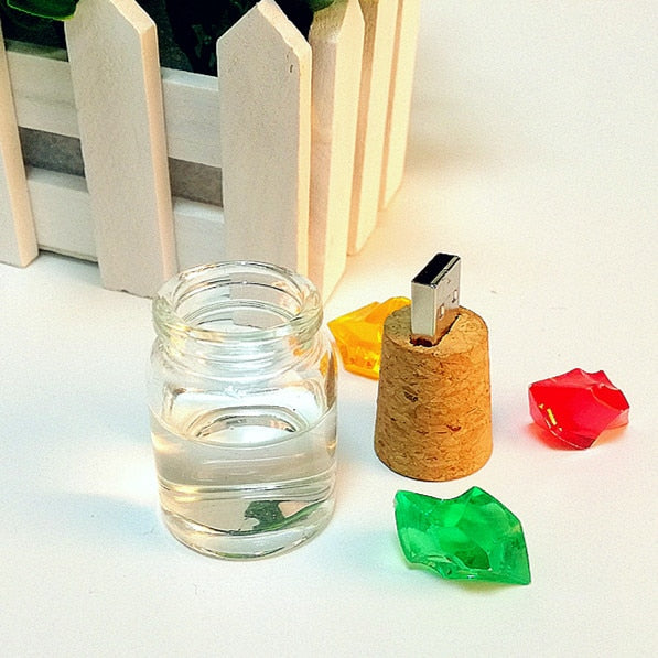 Modern Message Bottle USB