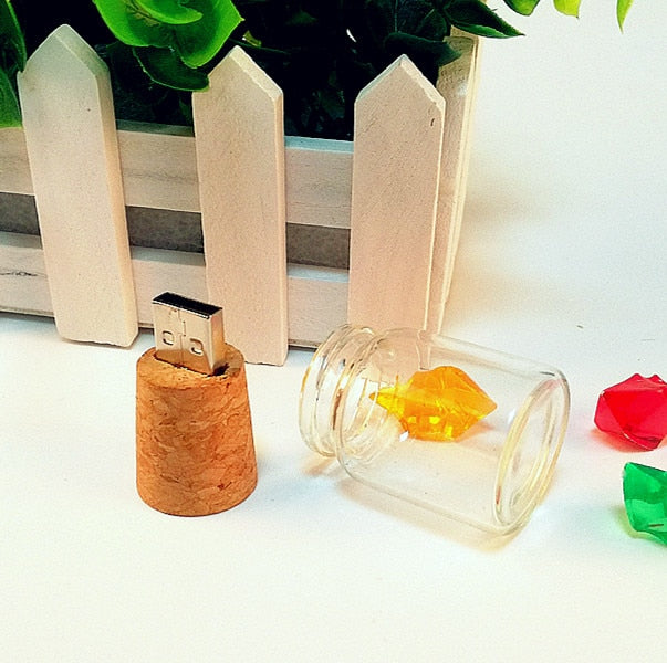 Modern Message Bottle USB