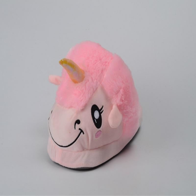 Plush Unicorn Slippers
