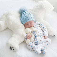 Polar Bear Plush Pillow