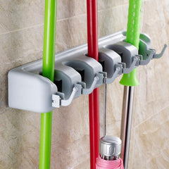 Wall Mounted Mop And Broom Holder
