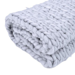 Hand Knit Giant Wool Blanket