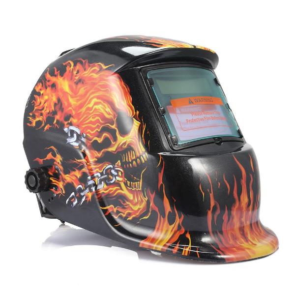 Auto Darkening Solar Welding Helmet