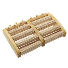 PureRelief™ Wooden Dual Foot Massager Roller