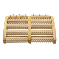 PureRelief™ Wooden Dual Foot Massager Roller