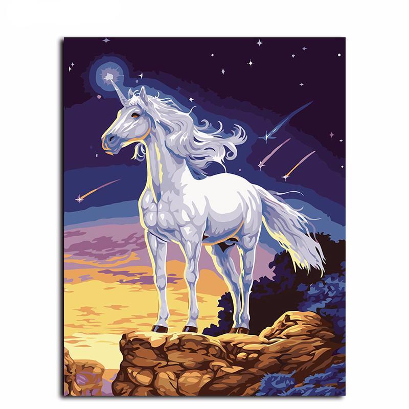 Unicorn Oil Painting Wall Art