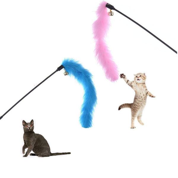 HappyPaws™ Turkey Feather Wand Stick