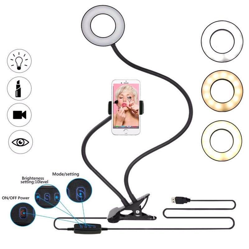 LightGrip™ Mobile Ring Light Holder