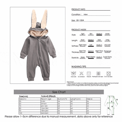Baby Warm Bunny Romper