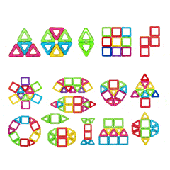 Creative Magnetic Building Tiles