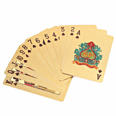 24K Gold Playing Cards