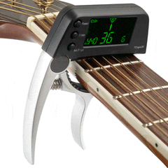 Guitar Capo with Built-in Tuner