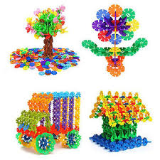 Snow Flake Building Blocks Set