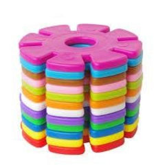 JuniorEinstein™ Multicolor Snowflake Building Blocks