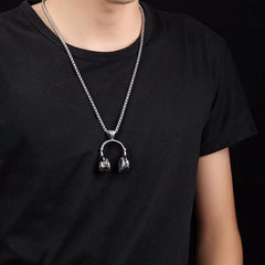 Hip-hop Headphones Necklace