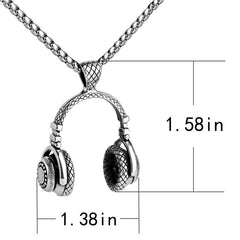Hip-hop Headphones Necklace
