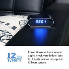 Table Clock Surveillance Camera