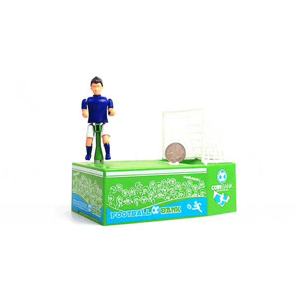 Soccer Field Coin Bank