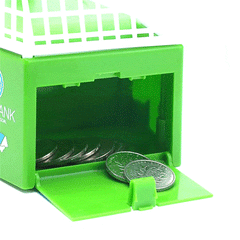 Soccer Field Coin Bank