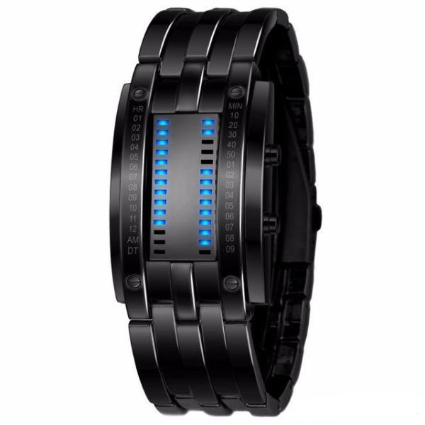 Waterproof Digital Binary LED Watch