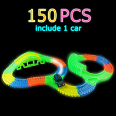 Glowing Car Track Set