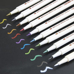 Scribbles™ Metallic Brush Pen (10PCS)