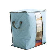 Wardrobe Bamboo Clothes Bag Pouch Storage Box