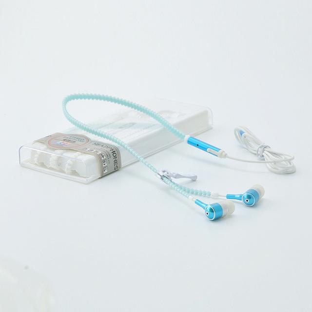 Glow in the Dark Zipper Earphones