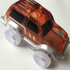 LED Light Up Cars (for Glow in the Dark Magic Tracks)