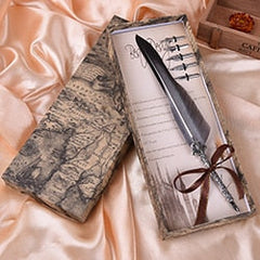 Feather Calligraphy Ink Pen