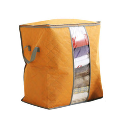 Wardrobe Bamboo Clothes Bag Pouch Storage Box