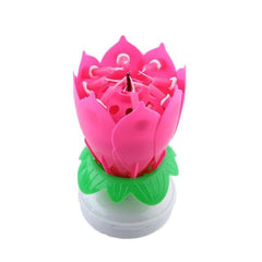 Lotus Birthday Candle