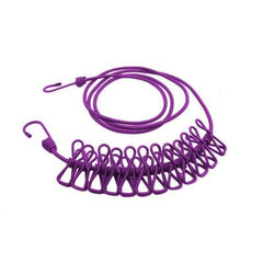 Portable Elastic Windproof Clothesline