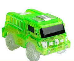 LED Light Up Cars (for Glow in the Dark Magic Tracks)