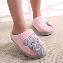 Plushy Cat Paw Slippers