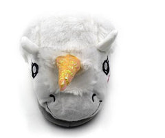 Plush Unicorn Slippers